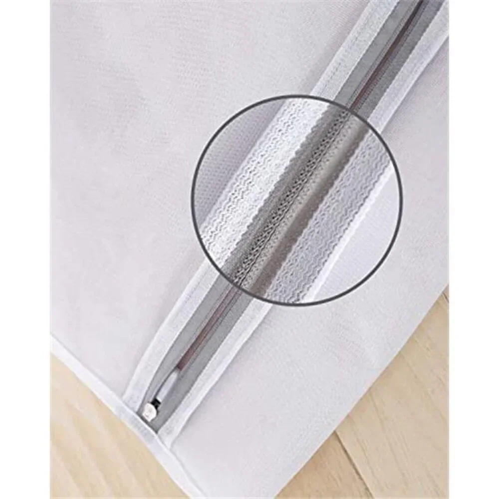 Large Mesh Laundry Bags Set 3Pcs Lingerie Delicates Wash Bag Zipper Closure